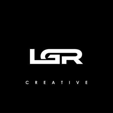 LGR Letter Initial Logo Design Template Vector Illustration