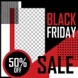 © suicidestock - Black Friday Fashion Sale social media post design template Premium Vector