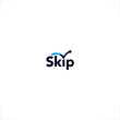 skip logo bouncing dot design