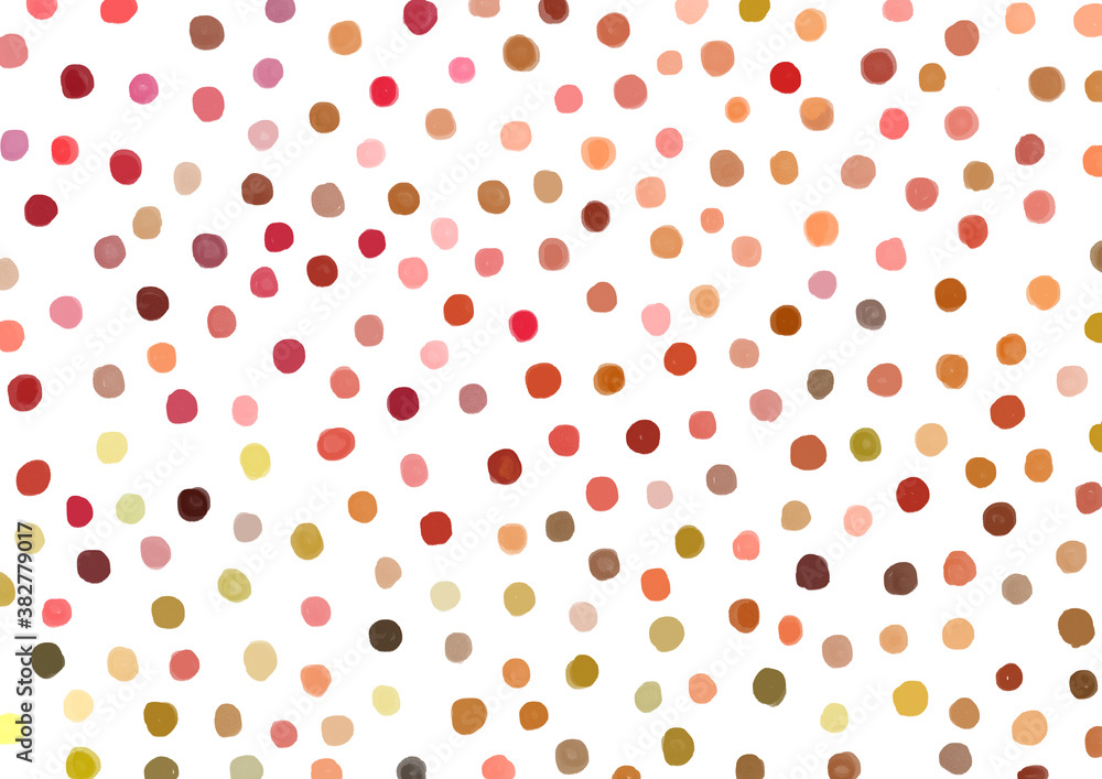 水玉の背景 グラデーションカラー Wall Mural Wallpaper Murals 佑季 菊地