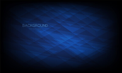 Aufkleber - Dark blue abstract background with geometric composition. For use in all types of design work. Vector illustration.