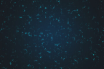 Poster - Creative blue wallpaper with colorful circles.