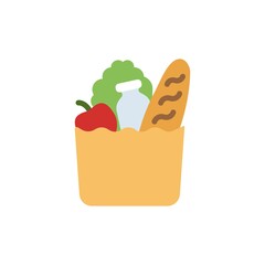 Fototapete - grocery icon vector sign symbol. Flat design style modern vector illustration for web design and mobile concept.