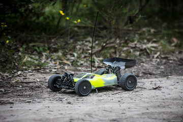 Radio Controlled Car In Action