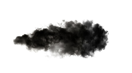 Wall Mural - smoke on white background