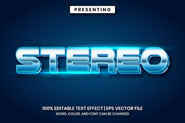 Poster - cinematic chrome metal text effect