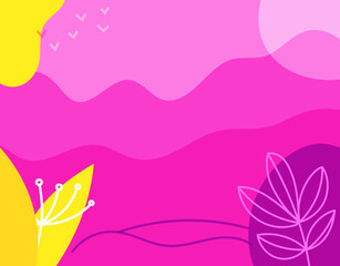 Aufkleber - Artistic vector wallpaper. Abstract backgriund with color hand drawn geometric shapes