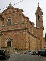 Poster - Italy, Marche, Corinaldo, diocesan sanctuary of Santa Maria Goretti.