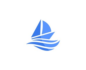 Wall Mural - Sailing logo
