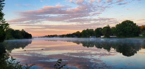 sunrise over the lake 1