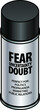 Concept: a spray can of fear, uncertainty and doubt (FUD).