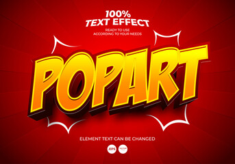 Pop Editable Text Effect