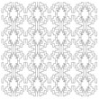 © WellnessSisters - Luxury design aztecs pattern, black white