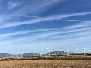 wind turbine farm