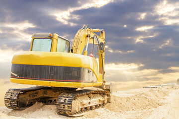 bulldozer at the site