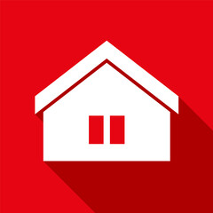 Fototapete - Vector web home icon. House, building symbol. For design, web, advertising banner, mobile