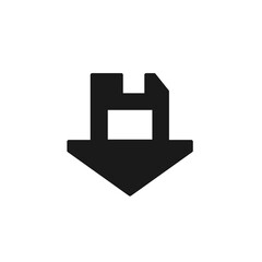 Fototapete - Save icon vector illustration. Isolated floppy disk symbol. Record concept. Save diskette graphic design. Floppy disc pictogram