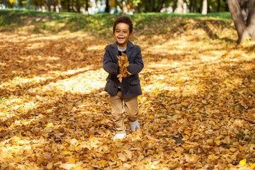 Wall Mural - four year old little boy