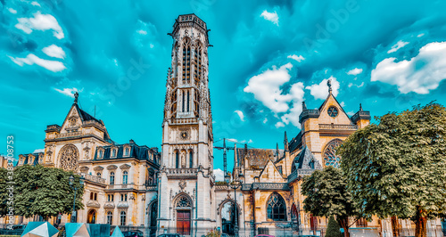 Fotografía Saint-Germain l'Auxerrois Church is situated near Louvre