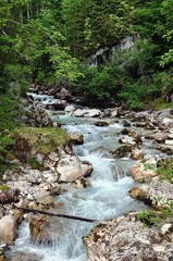 Canvas Print - Wimbachklamm in Ramsau