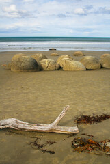 Wall Mural - Moeraki Boulders - Coastal Otago, South Island, New Zealand