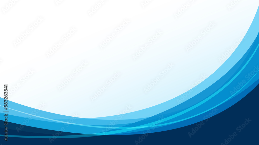Abstract fluid blue wave banner vector background illustration Stock ...