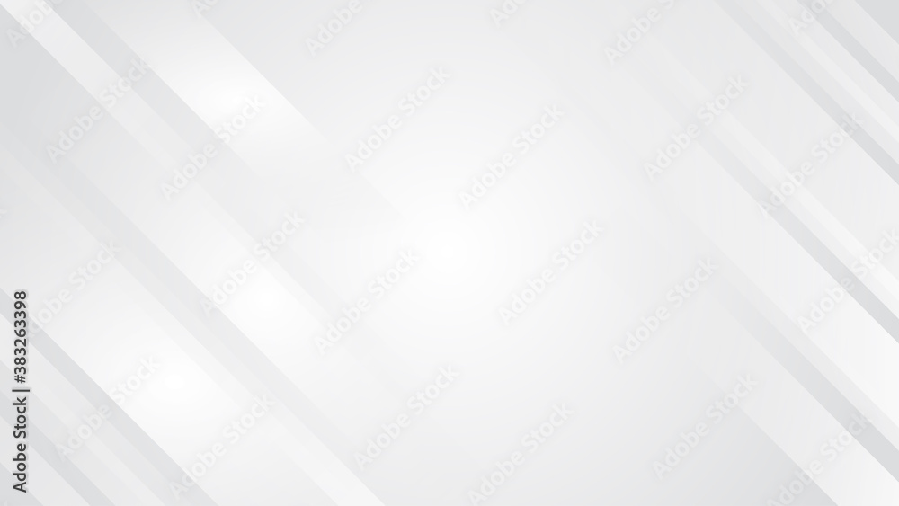 Abstract white and gray lines technology modern geometric shape subtle ...