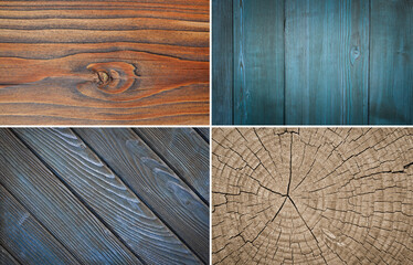 Wood texture. Lining boards wall. Wooden background. pattern. Showing growth rings..