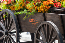 Cart With Flowers