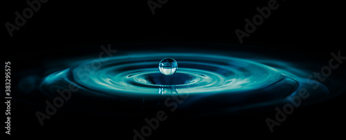 Fotomural Water shortage - low H2O resources - every drop of water counts - saving water -