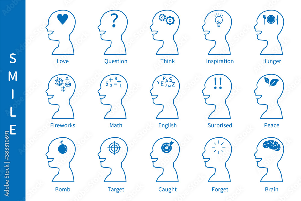 Fototapete 頭脳 脳 心理 アイコン 心理学 頭 Ai It 知識 知恵 機械 素材 イラスト ベクター Eps Sozyer