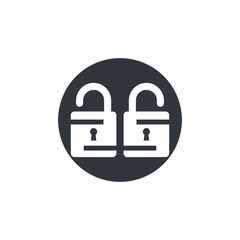 padlock logo icon