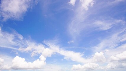 nature video scene of time lapse, beautiful sky with clouds background, sky with clouds weather natu