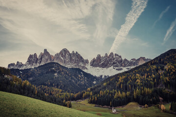Wall Mural - autumn in mountain
