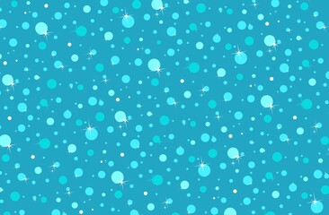 Sticker - Blue dots background. illustration pattern. Holiday background. Blue confetti on classic blue.