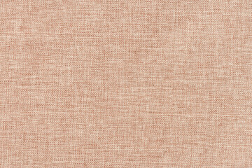 Beige cotton woven fabric texture background