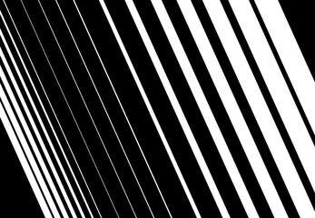 Poster - Random oblique, diagonal, slanted lines, stripes. Grayscale, black and white geometric abstract vector Illustration