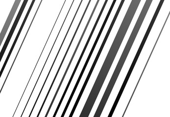 Poster - Random oblique, diagonal, slanted lines, stripes. Grayscale, black and white geometric abstract vector illustration