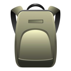 Poster - backpack icon. cartoon of backpack vector icon for web design isolated on white background
