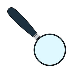 Canvas Print - Magnifying Glass Icon