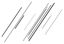 Dynamic diagonal and slanting lines element. oblique, skew and tilted stripes. bursting, radial streaks, strips. speed, trail and zoom lines comic effect