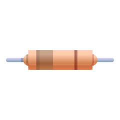 Poster - Switch capacitor icon. Cartoon of switch capacitor vector icon for web design isolated on white background