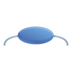 Poster - Image capacitor icon. Cartoon of image capacitor vector icon for web design isolated on white background