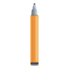 Poster - Brush felt pen icon. Cartoon of brush felt pen vector icon for web design isolated on white background