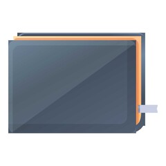 Poster - Calligraphy sketchbook icon. Cartoon of calligraphy sketchbook vector icon for web design isolated on white background