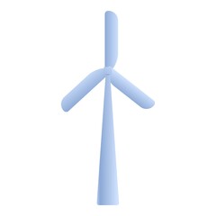 Poster - Wind turbine icon. Cartoon of wind turbine vector icon for web design isolated on white background