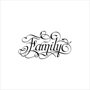 Family Hand Drawn Pen Ink Style M_2010001