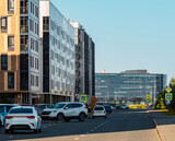 Fototapeta Nowy Jork - Innopolis streets and buildings, innovative city of the future for IT specialists and businesses