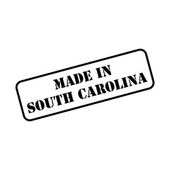 Wall Mural - Made in South Carolina state sign in rubber stamp style vector