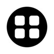 © Ade - web menu icon. Flat design style. Menu icon. vector illustration. grid view icon vector for any purposes on white background